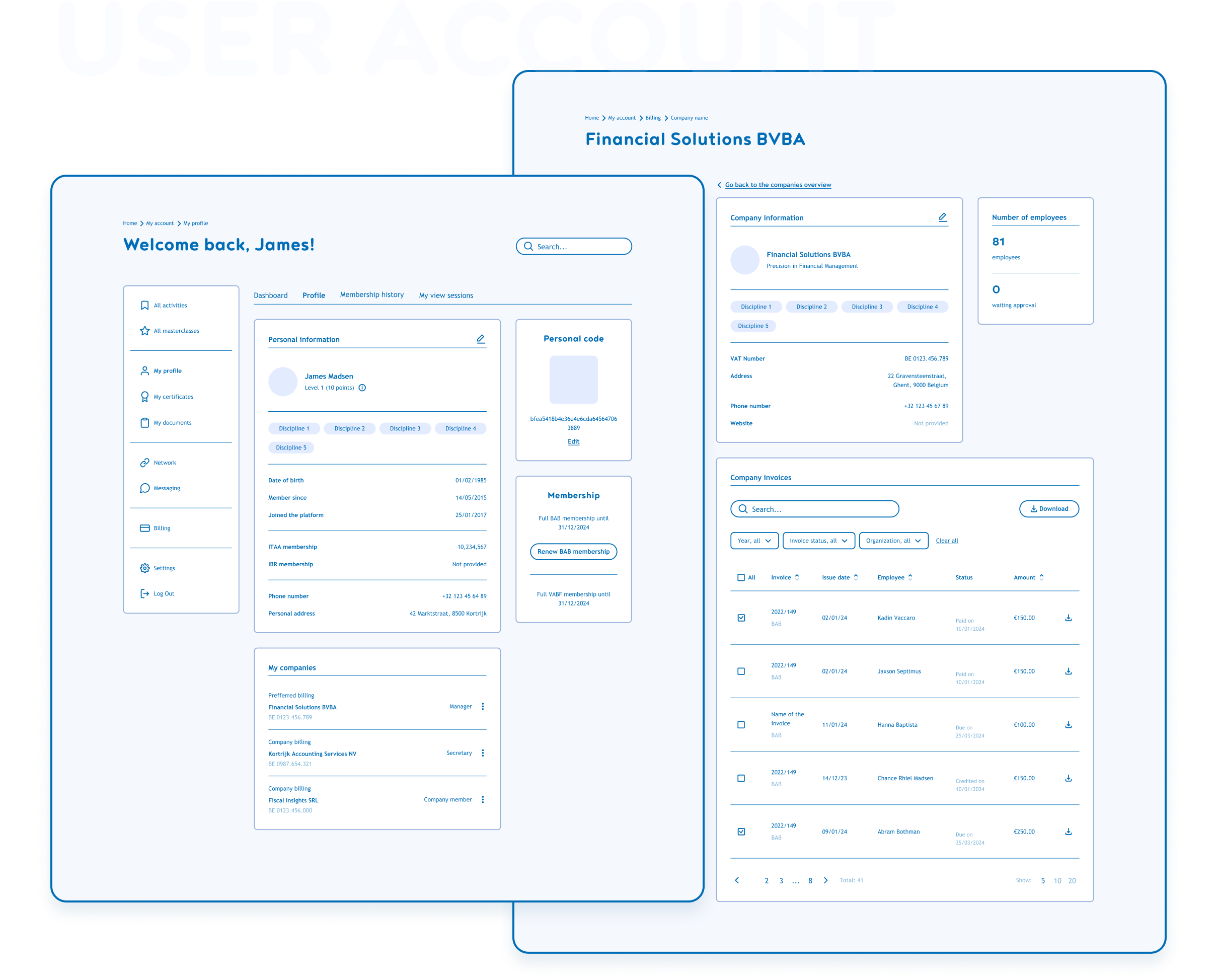 user account 2 bab